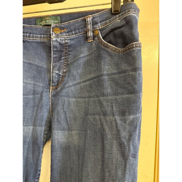 Lauren Jeans Co. Womens Flared Denim Jeans Size 10 USA - Picture 3 of 9